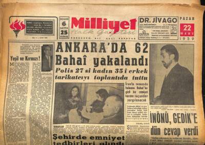 Milliyet Halk Gazetesi 22 Mart 1959 - Diyarbakırda Bir Tren Yoldan Çıktı GZ86241 - 1