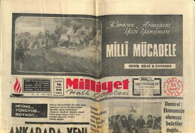 Milliyet Halk Gazetesi 22 Mart 1970 - Twiggy Kitap Yazdı GZ79121 - 1