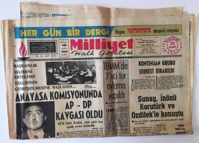 Milliyet Halk Gazetesi 22 Mart 1973 - 79 Yaşındaki Aşık Veysel Vefat Etti GZ11387 - 2