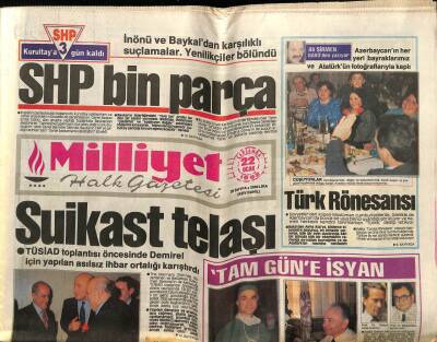 Milliyet Halk Gazetesi 22 Ocak 1992 - Airbusa Ne Oluyor ? GZ62480 - 1