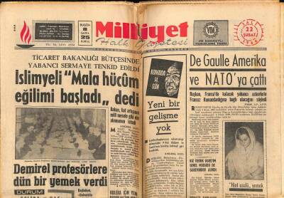 Milliyet Halk Gazetesi 22 Şubat 1966 - Lefteri Vuran Lokantacı Tevkif Edildi - GZ93461 - 1