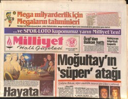 Milliyet Halk Gazetesi 22 Şubat 1993 - Fenerbahçe Zirveyi Sevdi - Adalet Bakanı'nın Mutlu Günü GZ154670 - 2