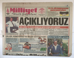 Milliyet Halk Gazetesi 22 Temmuz 1993 - İşte Çillerin Güneydoğuya Götürdüğü Para Paketi GZ5389 - 2
