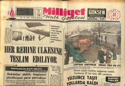 Milliyet Halk Gazetesi 23 Aralık 1975 - Sheraton Otelinde İşçi Direnişi Başladı - Hosteslere Özel Giysi GZ118597 - 1