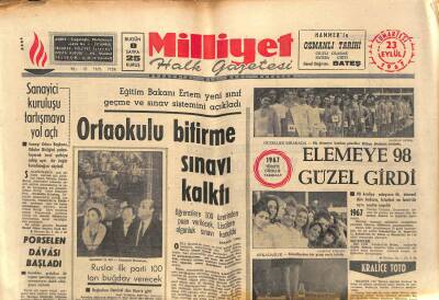 Milliyet Halk Gazetesi 23 Eylül 1967 - Sanayici Kuruluşu Tartışmaya Çıktı GZ88571 - 1