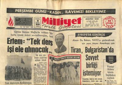 Milliyet Halk Gazetesi 23 Eylül 1968 - Ajda Pekkân Barselona Yarışmasına Gitti Ve Dualarınızı Esirgemeyin dedi GZ118628 - 1