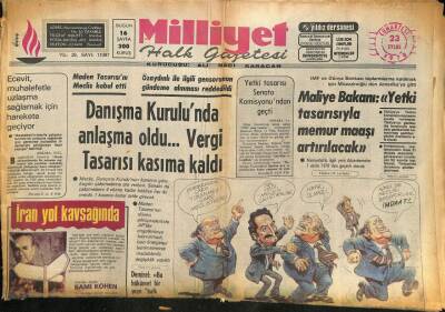 Milliyet Halk Gazetesi 23 Eylül 1978 - Maliye Bakanı Yetki Tasarısıyla Memur Maaşı Artırılacak GZ85768 - 1