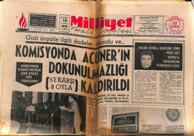 Milliyet Halk Gazetesi 23 Haziran 1971 - Ergin Kemerleri Sıkmağa Hazırlanın GZ81978 - 1