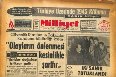 Milliyet Halk Gazetesi 23 Ocak 1971 - Ege Tütün Piyasasının Açılmama Tehlikesi Var GZ86473 - 1
