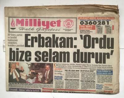 Milliyet Halk Gazetesi 23 Şubat 1994 - ABDyi Rus Korkusu Aldı GZ7997 - 1