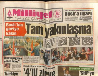 Milliyet Halk Gazetesi 23 Temmuz 1991 - Anayasa Mahkemesi Şartlı Tahliyeyi Genişletti GZ76680 - 1