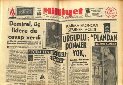 Milliyet Halk Gazetesi 24 Ağustos 1965 - Türk Musikisinin Güçlü Piyanisti Aslangil Öldü GZ79268 - 1