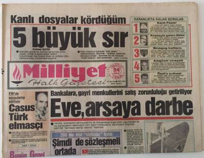 Milliyet Halk Gazetesi 24 Aralık 1988 - Eve , Arsaya Darbe, Bülent Ersoy Ve Sevim Emre Sohbeti GZ25091 - 1