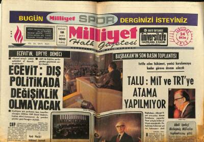 Milliyet Halk Gazetesi 24 Ekim 1973 - Abdi İpekçi Birleşmiş Milletler Toplantısına Gitti GZ76175 - 1