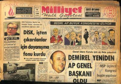 Milliyet Halk Gazetesi 24 Ekim 1976 - Trakyada Mazot Darlığı Başladı GZ85633 - 1