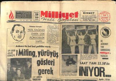 Milliyet Halk Gazetesi 24 Kasım 1969 - Mithat Paşanın Kızı Vefat Etti GZ118756 - 1