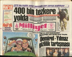 Milliyet Halk Gazetesi 24 Kasım 1991 - 870 Bin Kişilik Asker Mevcudu Yarı Yarıya Azaltılıyor GZ62492 - 1