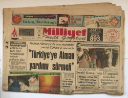 Milliyet Halk Gazetesi 24 Mart 1982 - ABDde Bir Türk Fahri Konsolosluğu Önünde Patlama Oldu GZ5486 - 1