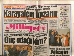 Milliyet Halk Gazetesi 24 Mart 1989 - Galatasaray Çankayada GZ62759 - 2