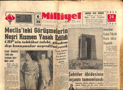 Milliyet Halk Gazetesi 24 Mayıs 1960 - Bursa Ve Alaşehirde 130 Kişi Zehirlendi GZ83058 - 1