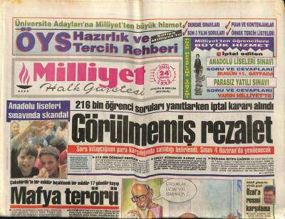 Milliyet Halk Gazetesi 24 Mayıs 1992 - İlyas Salmana Boykot GZ83463 - 1