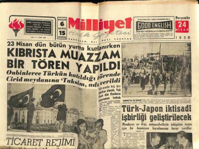 Milliyet Halk Gazetesi 24 Nisan 1958 - Türk Japon İktisadı İşbirliği Geliştirilecek GZ74456 - 1