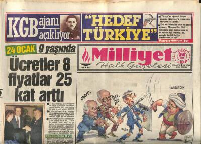 Milliyet Halk Gazetesi 24 Ocak 1968 - Serengilin Kızı Ve Eski Eşi Gözaltında , İspanyada Eroinle Yakalandılar GZ118080 - 1