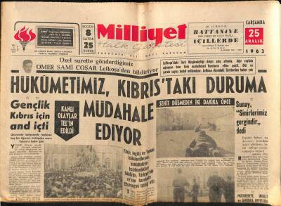 Milliyet Halk Gazetesi 25 Aralık 1963 - Polatlı Canavarlarının İdamı Tasdik Edildi GZ81962 - 1