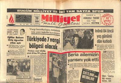 Milliyet Halk Gazetesi 25 Eylül 1967 - Vergi Kaçakçılığını Önlemek İçin Yeni Teşkilat Kuruluyor GZ87088 - 1