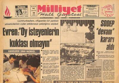 Milliyet Halk Gazetesi 25 Haziran 1983 - Kanserin 20 Yıla Kadar Ortadan Kalkacağı İleri Sürüldü - SODEP Devam Kararı Aldı GZ126778 - 1