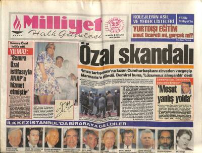 Milliyet Halk Gazetesi 25 Haziran 1992 - Petrosyan Karabağ İçin Dua Etti GZ83460 - 1