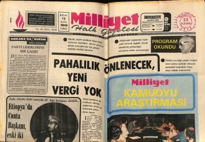 Milliyet Halk Gazetesi 25 Kasım 1974 - Ford Ve Brejnev , Nükleer Silahları Azaltmada Anlaştı GZ79552 - 1