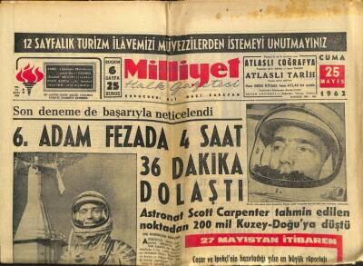 Milliyet Halk Gazetesi 25 Mayıs 1962 - Denktaş , Kıbrıs İçişleri Bakanını Dün Sorguya Çekti GZ92659 - 1