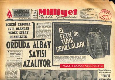 Milliyet Halk Gazetesi 25 Nisan 1970 - 50 Yılın Anıları Pembe Köşkte Yaşandı... GZ86139 - 1