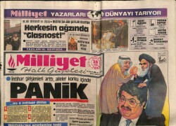 Milliyet Halk Gazetesi 25 Ocak 1987 - PKK Bir Türlü Kana Doymuyor Katliam 10 Ölü GZ62761 - 1