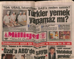 Milliyet Halk Gazetesi 25 Şubat 1989 - Cumhurbaşkanı Seçimi İçin Washington Ve Ankaradan İki Ses GZ62472 - 2