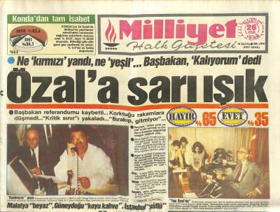 Milliyet Halk Gazetesi 26 Eylül 1988 - Rıdvan Dilmen , Avrupa Pazarında-Özala Sarışık GZ105595 - 1