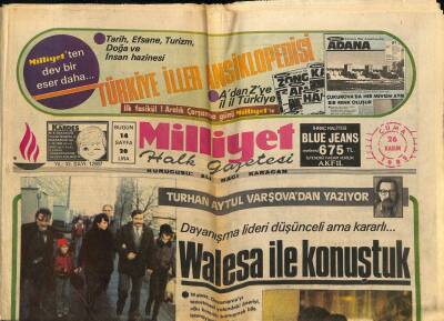 Milliyet Halk Gazetesi 26 Kasım 1982 - Yunanistan , Türkiyeden Yanıt Beklediğini Açıkladı GZ76871 - 1