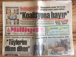 Milliyet Halk Gazetesi 26 Mart 1990 - Gece Kulübünde Facia 87 Ölü GZ72734 - 2