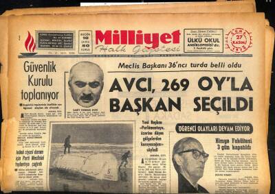 Milliyet Halk Gazetesi 27 Kasım 1970 - Nixon İçişleri Bakanını Azletti GZ86641 - 1