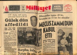 Milliyet Halk Gazetesi 27 Mart 1965 - Milletvekilleri Toptan 48 Bin , Senatörler İse 55 Bin Lira Alacaklar GZ70509 - 1