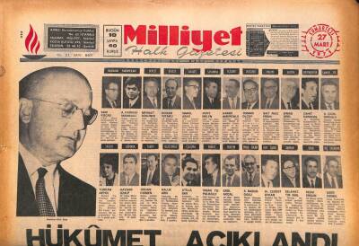 Milliyet Halk Gazetesi 27 Mart 1971 - Doğu Pakistanda İç Savaş Başladı GZ86946 - 1
