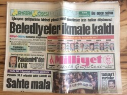 Milliyet Halk Gazetesi 27 Mart 1990 - İbrahim Tatlısesi Maksim Gazinosunda Vurdular GZ72733 - 2