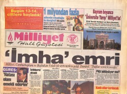 Milliyet Halk Gazetesi 27 Mayıs 1993 - Cindoruk Kararsız - Çağlar'dan Devrim Program GZ161148 - Gökçekoleksiyon