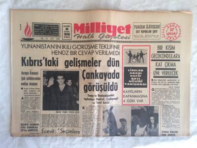Milliyet Halk Gazetesi 27 Ocak 1967 - Amerikalılar Kurtuluş Savaşını Filme Alıyor GZ73714 - 1