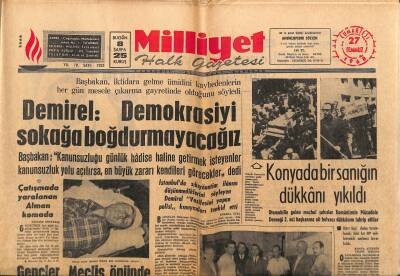 Milliyet Halk Gazetesi 27 Temmuz 1968 - Ackermann Üniversite İle İlişkiler Yeniden Ele Alınmalı , dedi GZ117759 - 1