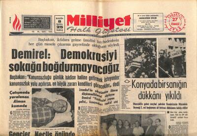 Milliyet Halk Gazetesi 27 Temmuz 1968 - Ajda Pekkân Ekimde İtalyaya Gidiyor - Çekoslovakya Sovyetlere Taviz Verdi GZ117758 - 1