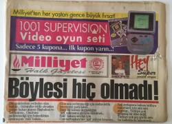 Milliyet Halk Gazetesi 27 Temmuz 1994 - Özer Çillere Vadi Davası , Altın Koza, Yılmaz Güneyi Unuttu mu ? GZ16207 - 2