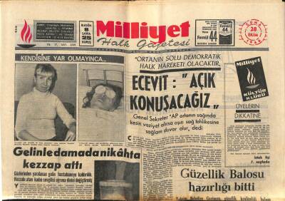 Milliyet Halk Gazetesi 28 Ekim 1966 - Tekelin , Bakanlıktan Ayrılması İstendi GZ74425 - 1