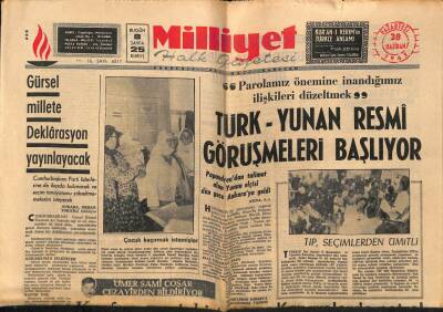 Milliyet Halk Gazetesi 28 Haziran 1965 - Ferhat İle Şirin Londrada Oynanacak GZ81170 - 1